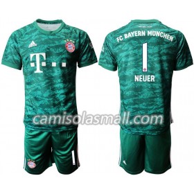 Camisolas Criança Bayern de Munique NEUER 1 Guarda Redes 1º Equipamento Principal 2019-2020